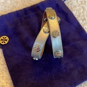 Tory Burch Double Wrap Logo Bracelet
